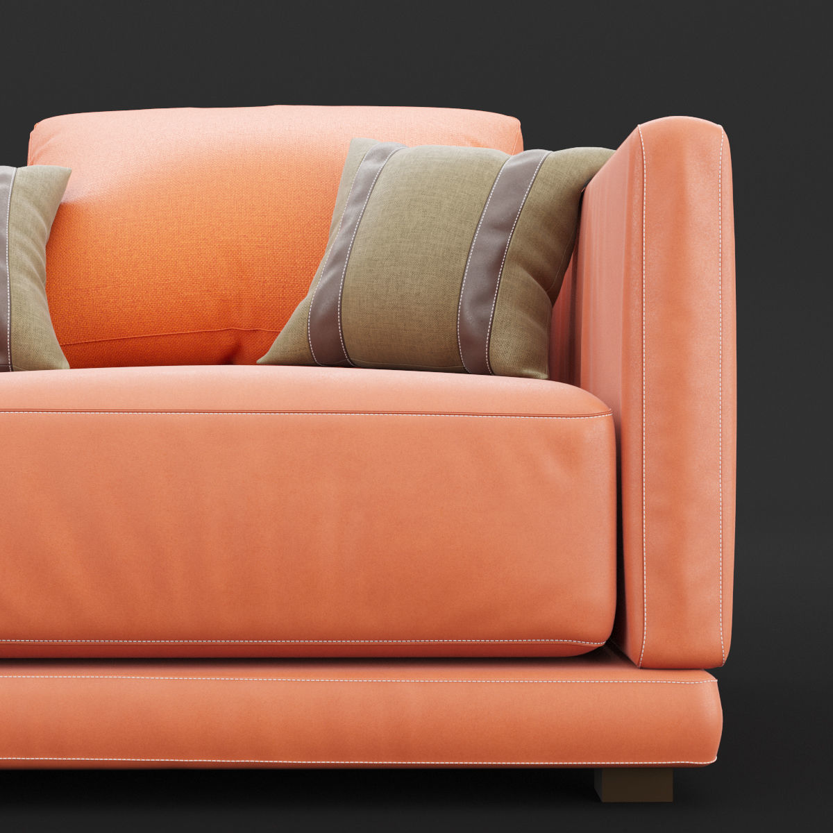 Modern angle sofa 3D model_18