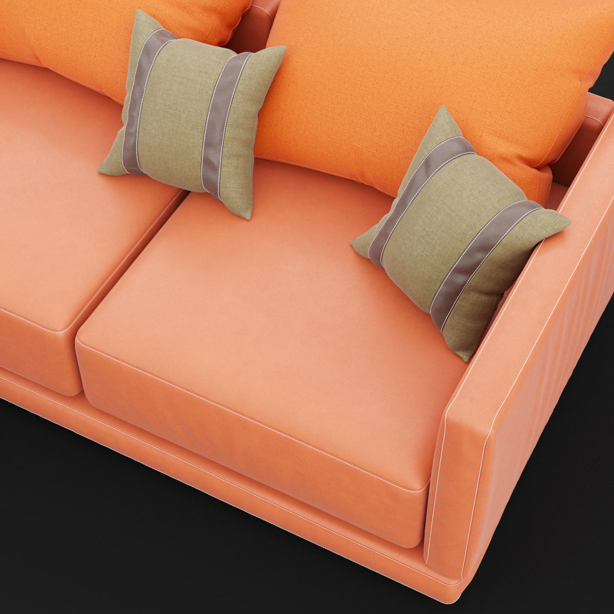 Modern angle sofa 3D model_20