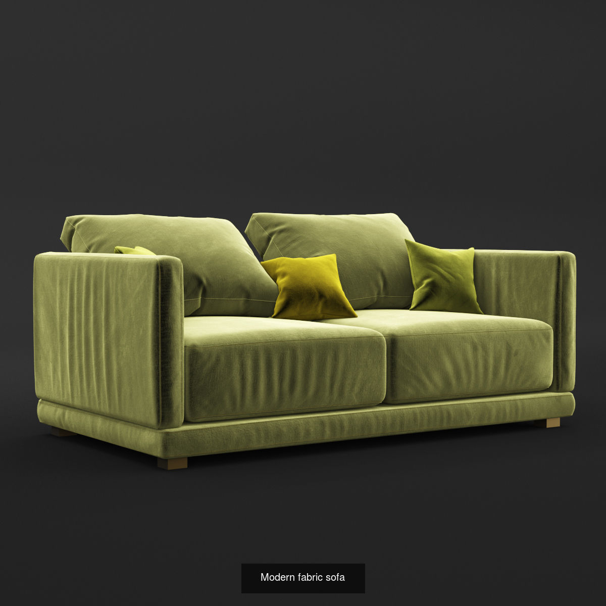 Modern cushioned furniture 3D Model Collection_7