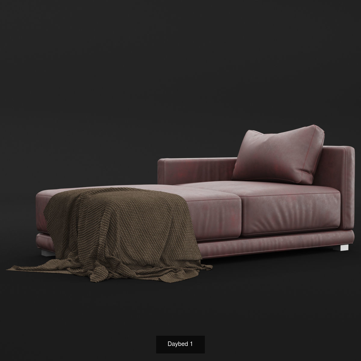 Modern cushioned furniture 3D Model Collection_4