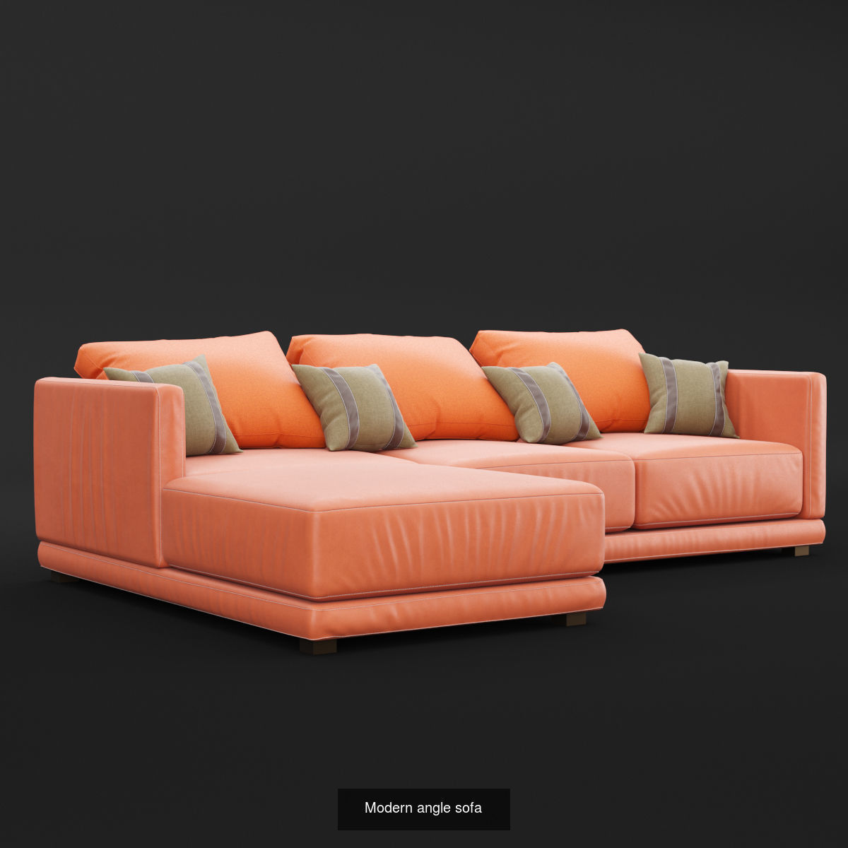 Modern cushioned furniture 3D Model Collection_10