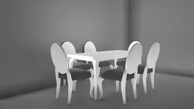 Table Chair  Set Classic  modern chair  Dining set 
