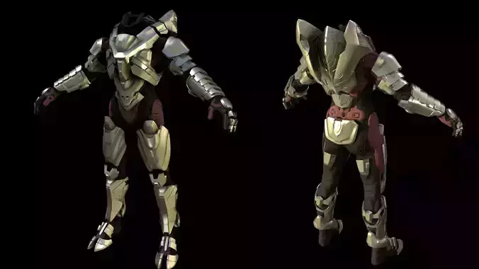 Halo 5 Guardians Hellioskrill Armor 3D print model