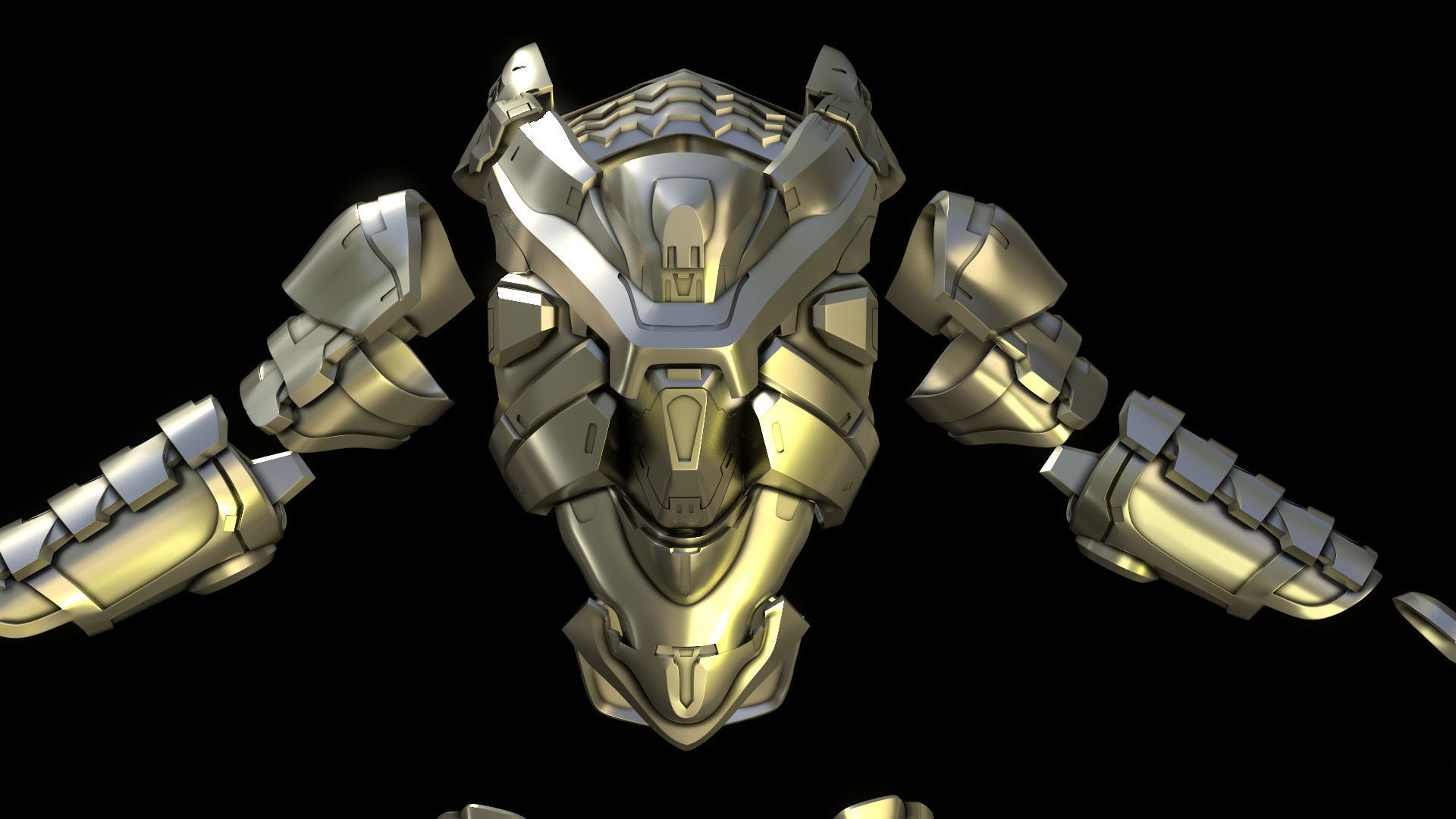 Halo 5 Guardians Hellioskrill Armor 3D print model_1