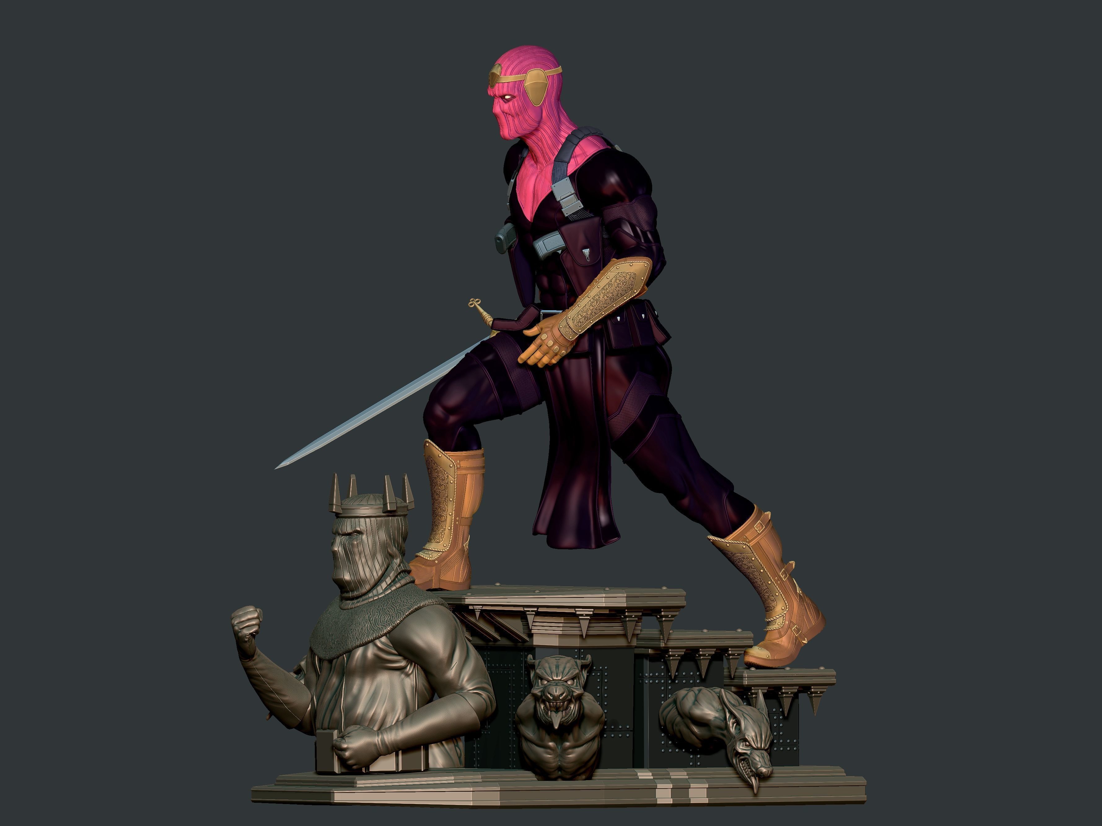 BARON HELMUT ZEMO 3D print model_3