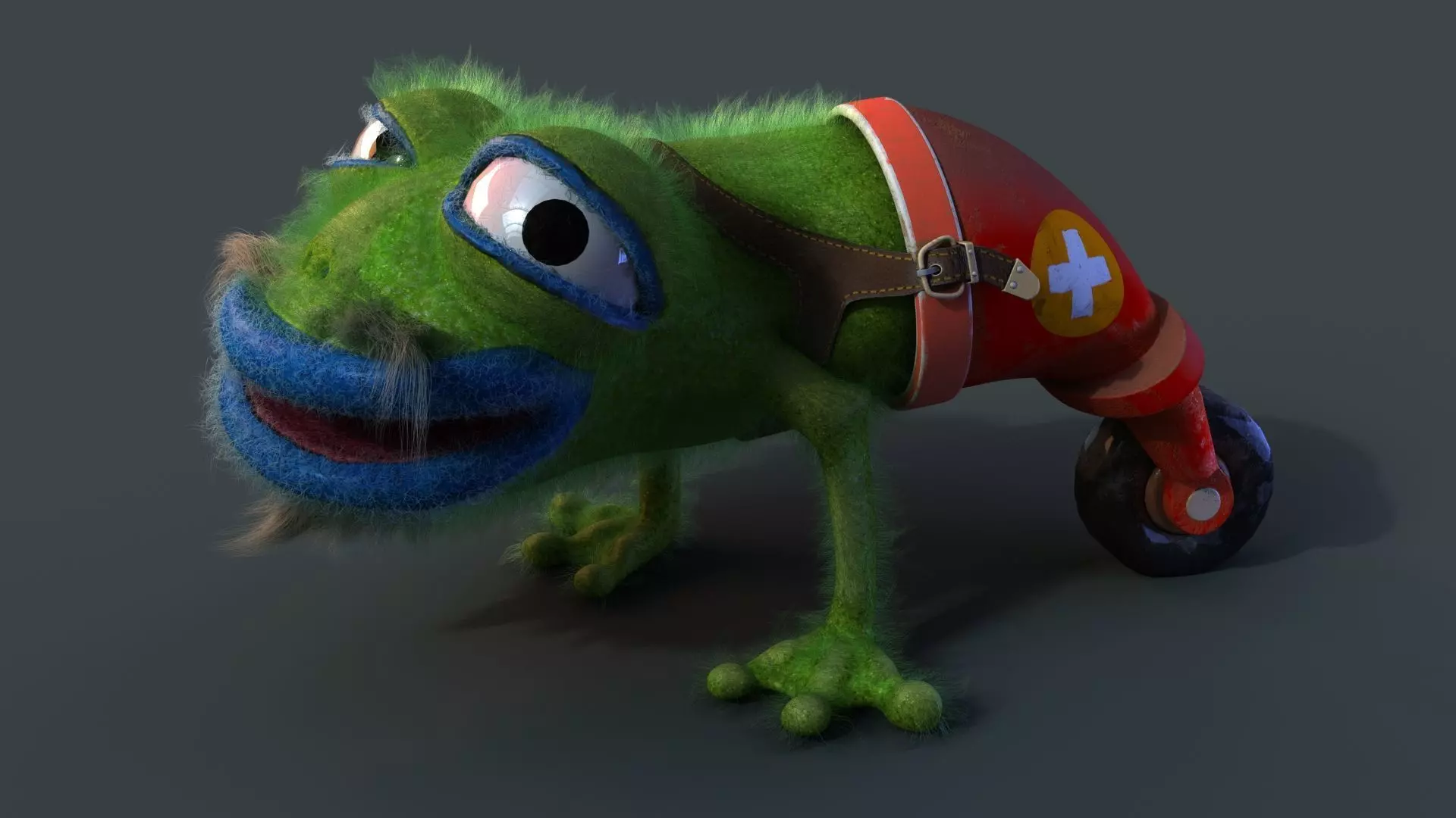 Strange frog 3D model_0