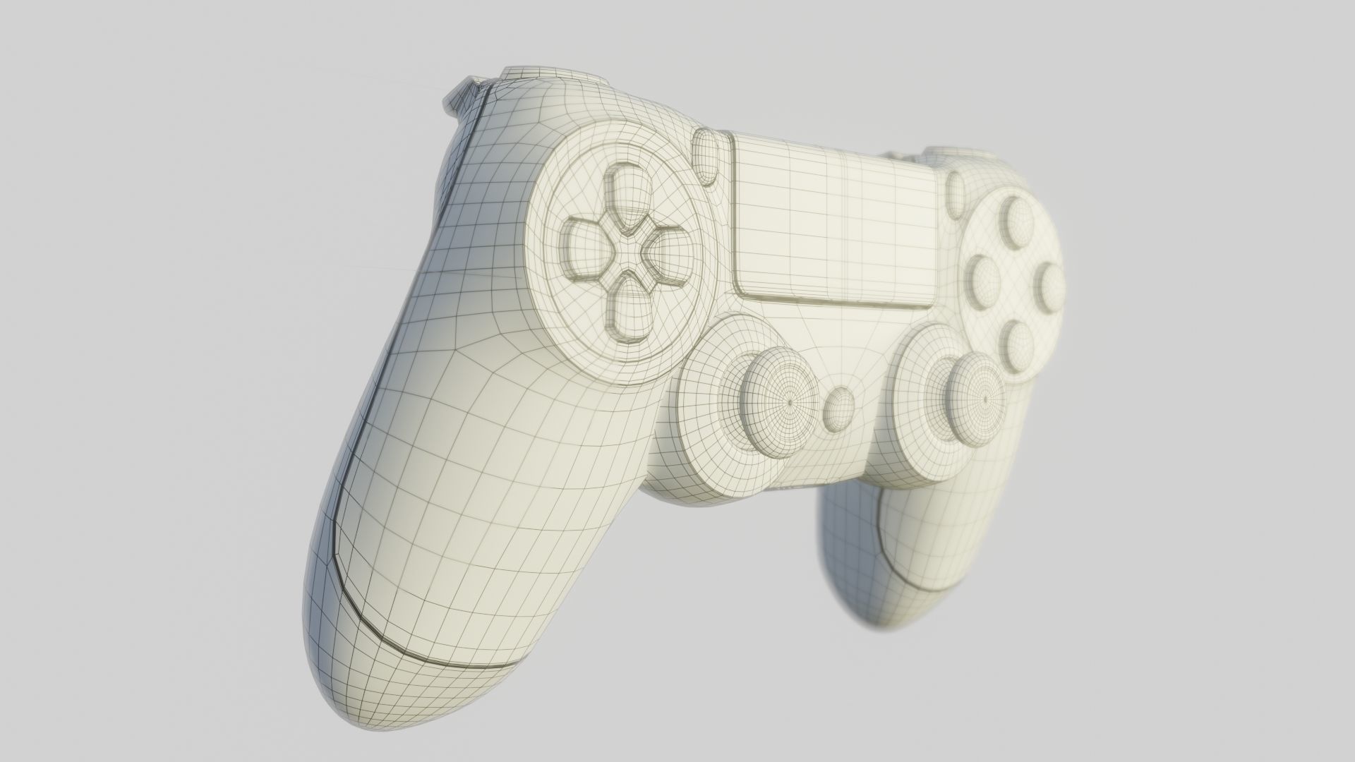 3D model Dualshock controller flying in sky VR / AR / low-poly | CGTrader