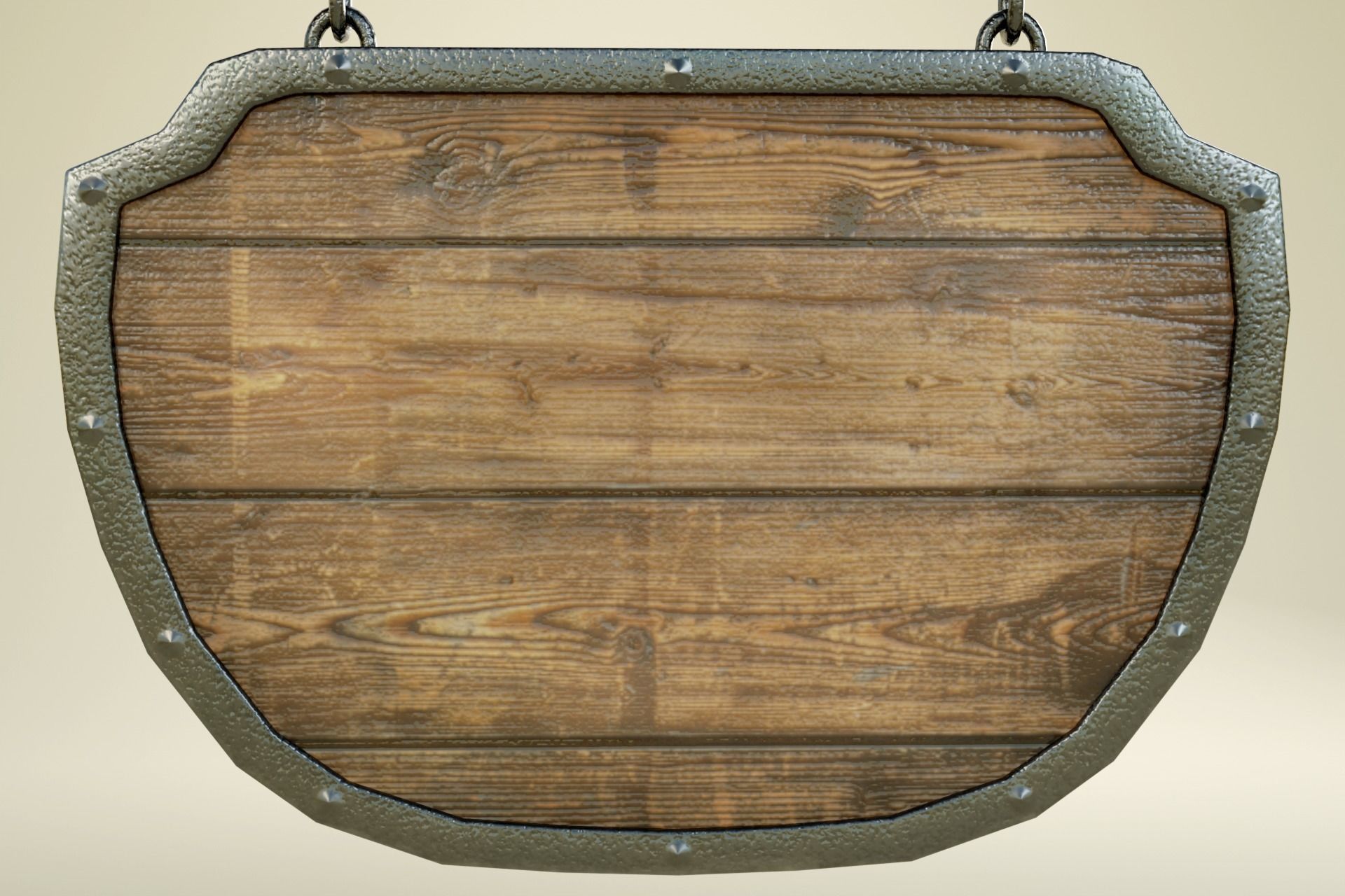 Medival Sign Set Low-poly 3D model_2