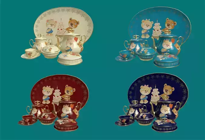 Porcelain Tea set-7