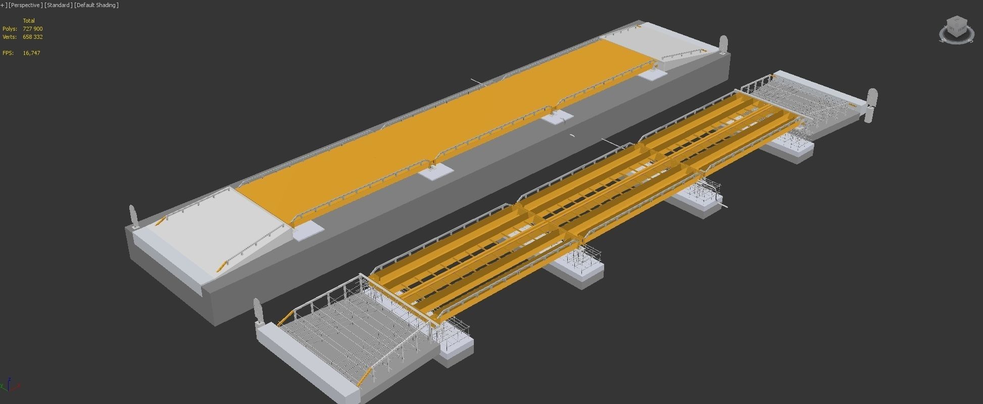 Truck Scales or Railroad Track Scales and Floor Scales 3D model_15
