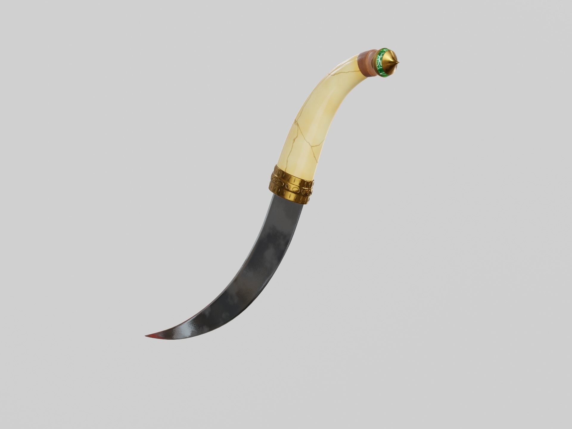 Arabian Dagger 3D model_14