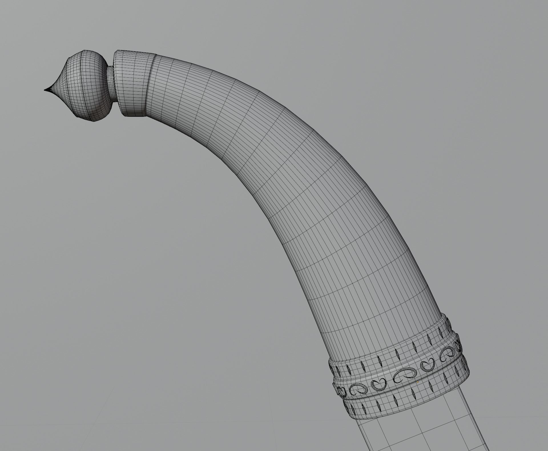 Arabian Dagger 3D model_9