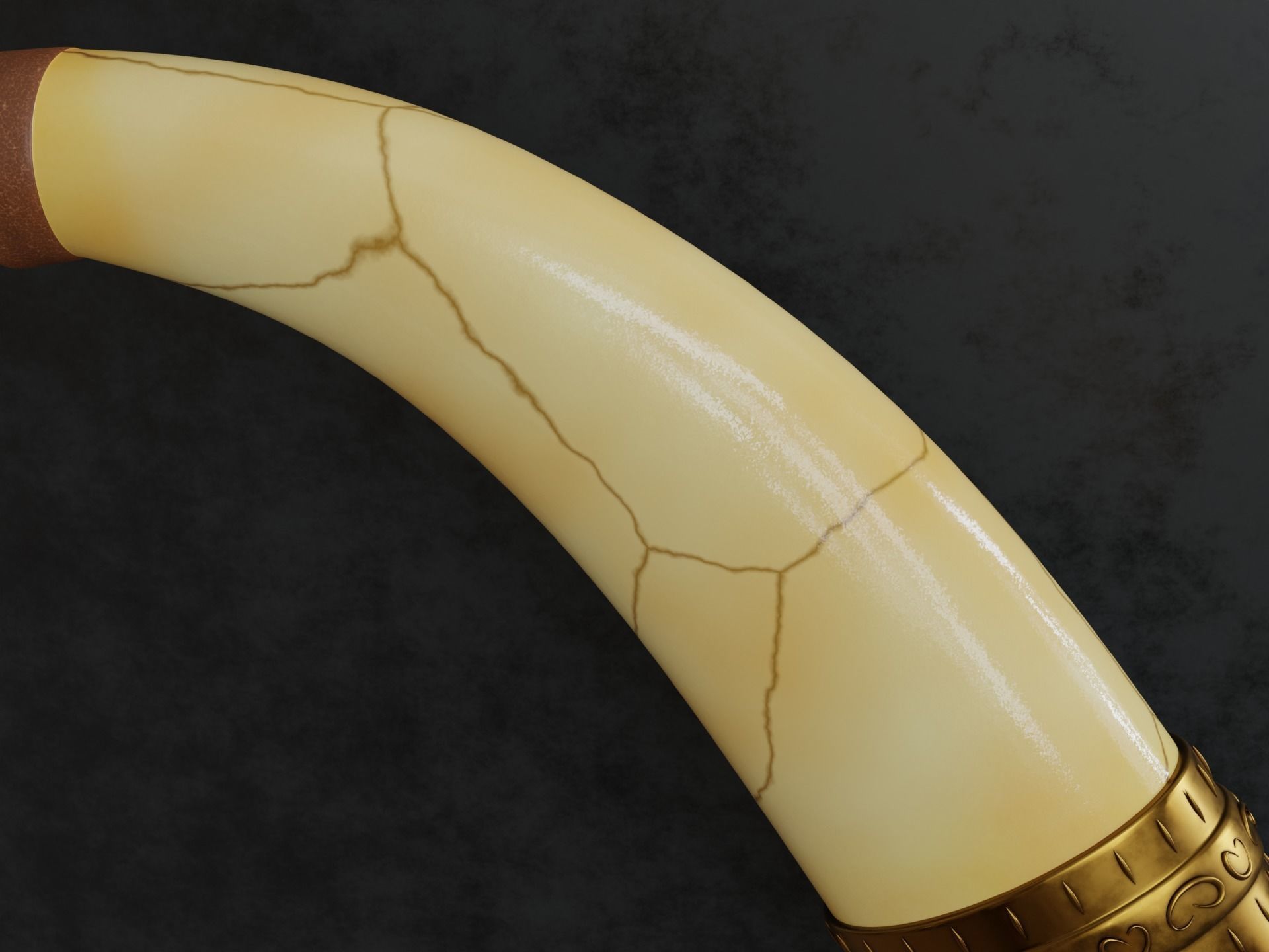 Arabian Dagger 3D model_3