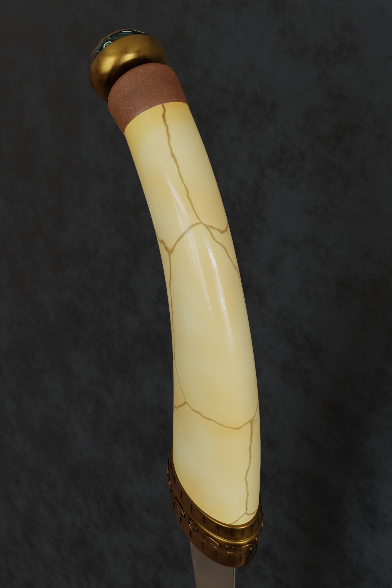 Arabian Dagger 3D model_6