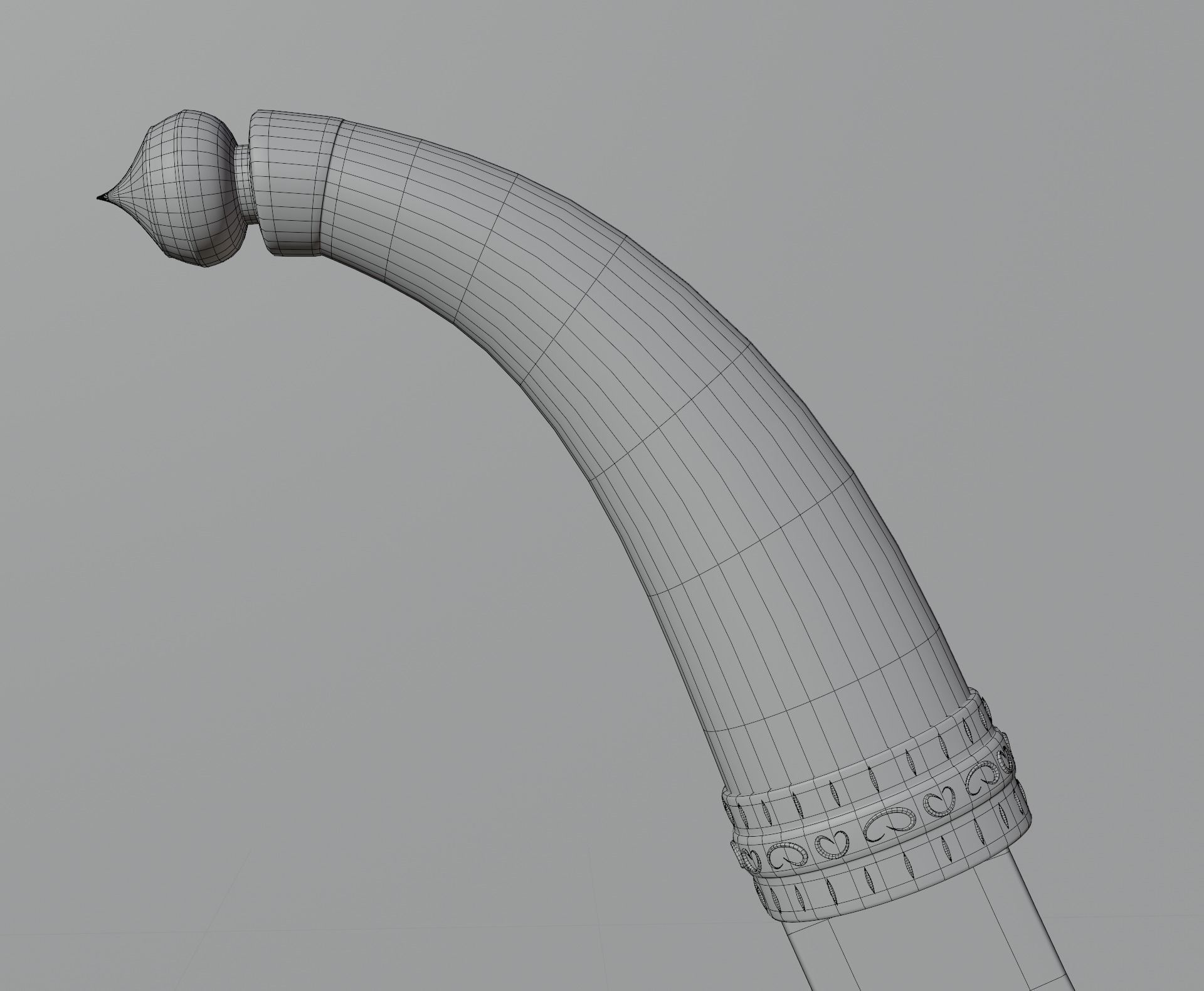 Arabian Dagger 3D model_8