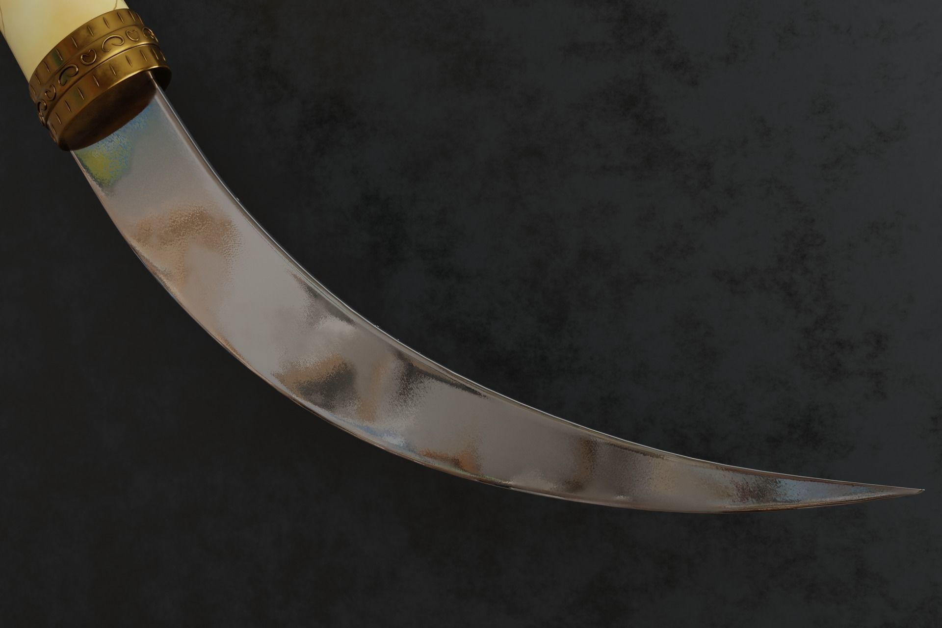 Arabian Dagger 3D model_5