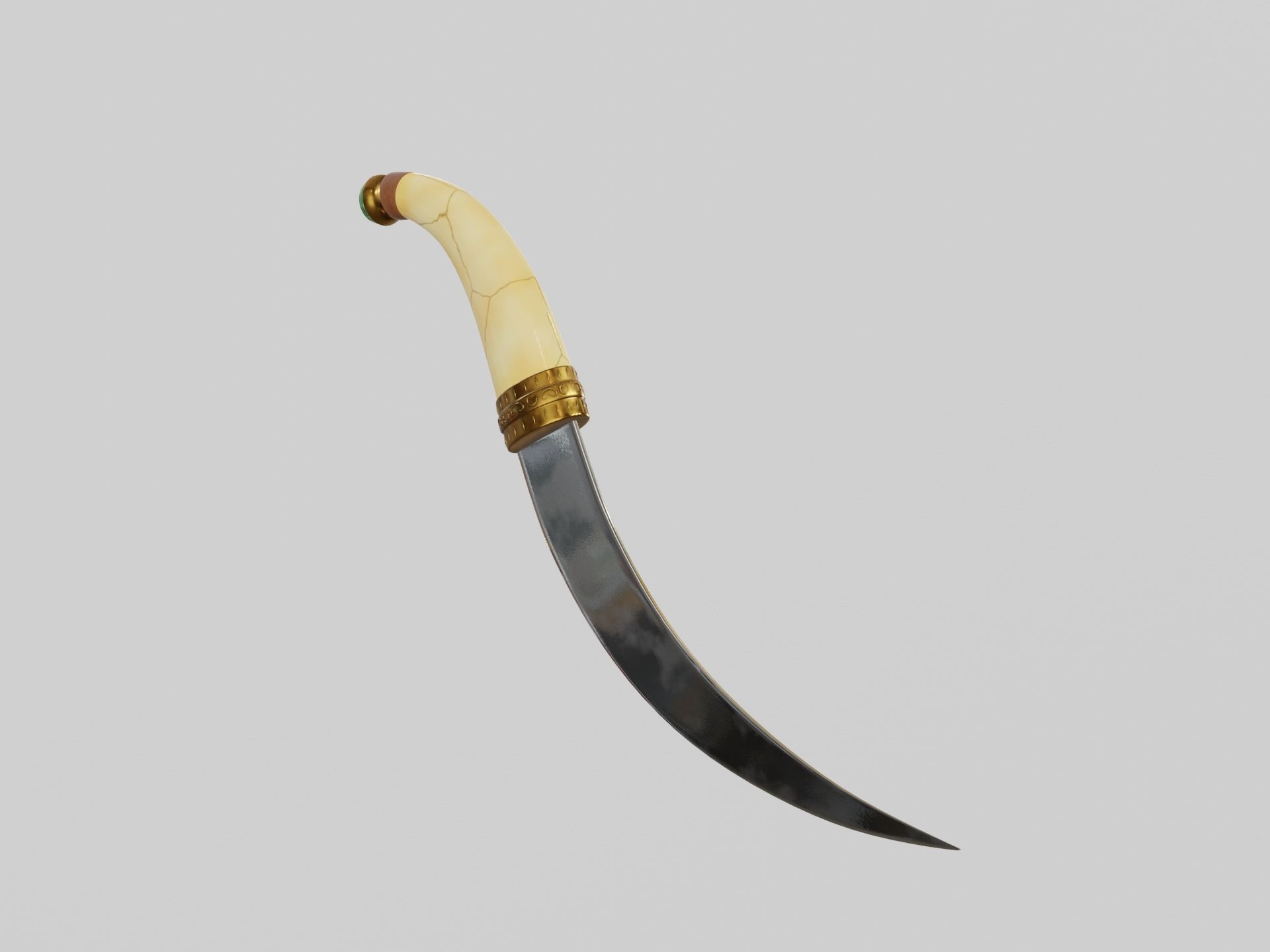 Arabian Dagger 3D model_20