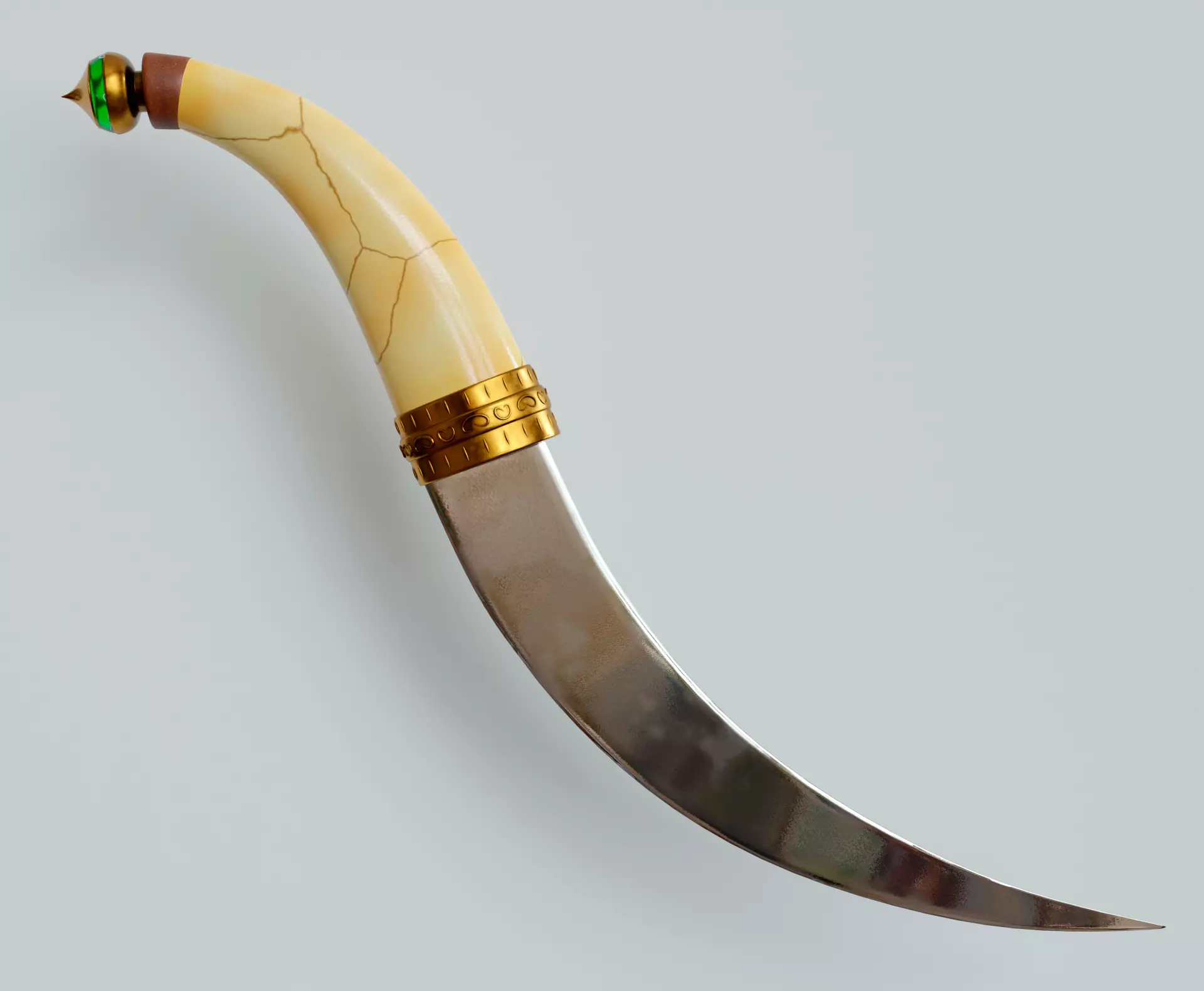 Arabian Dagger 3D model_0