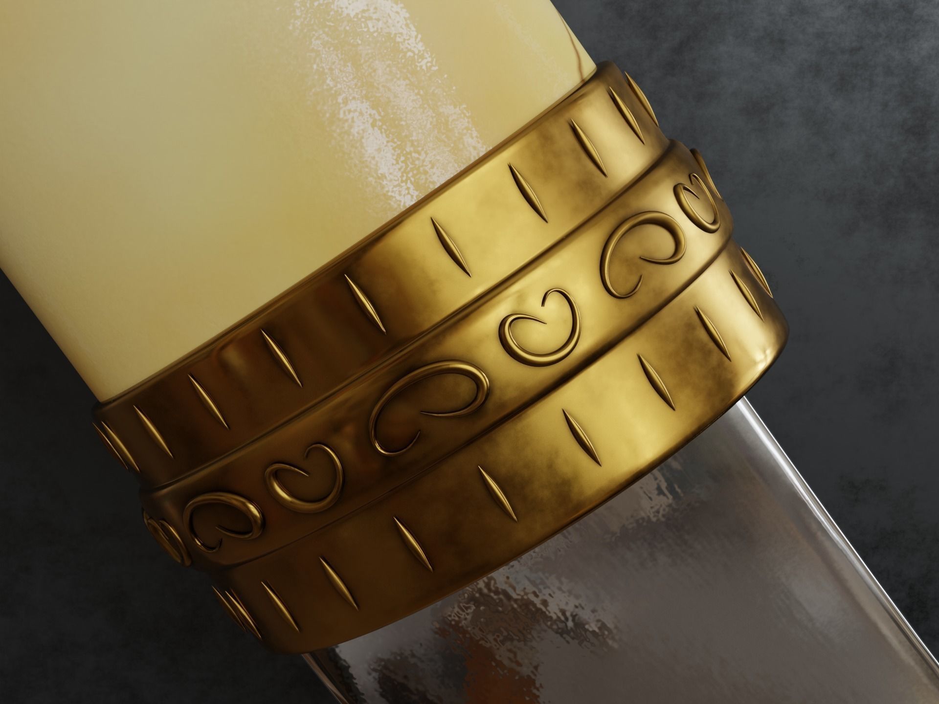 Arabian Dagger 3D model_4