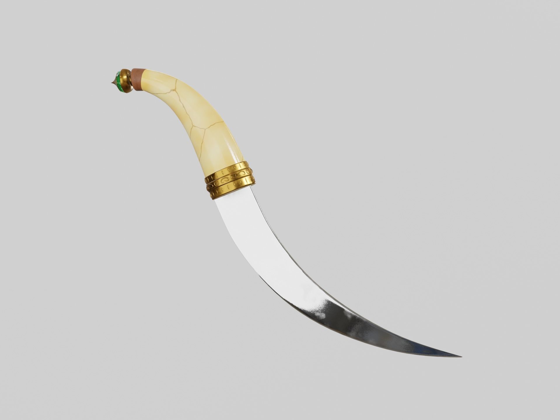 Arabian Dagger 3D model_21