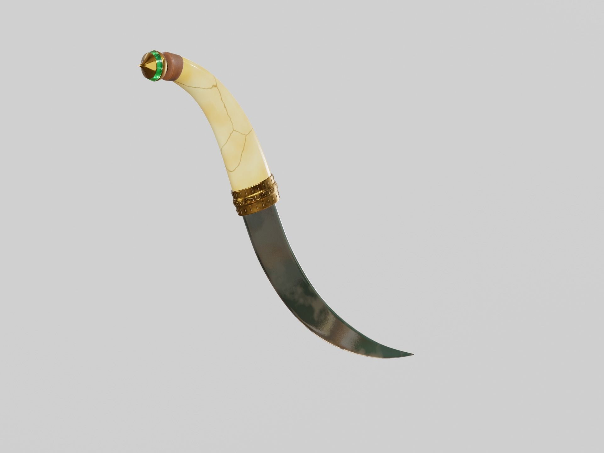 Arabian Dagger 3D model_11