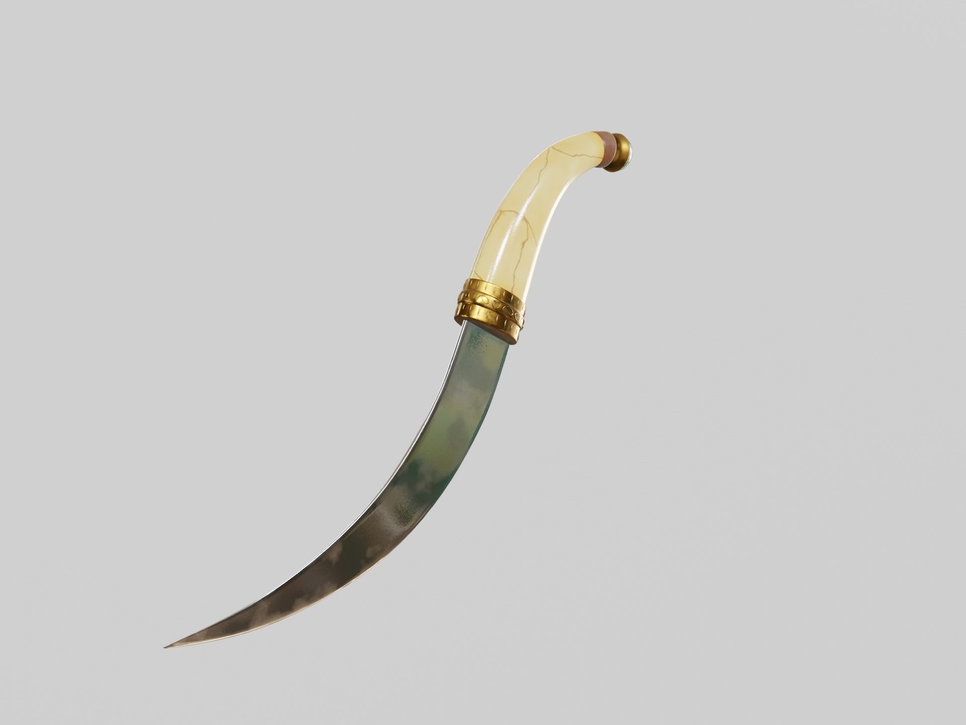 Arabian Dagger 3D model_17
