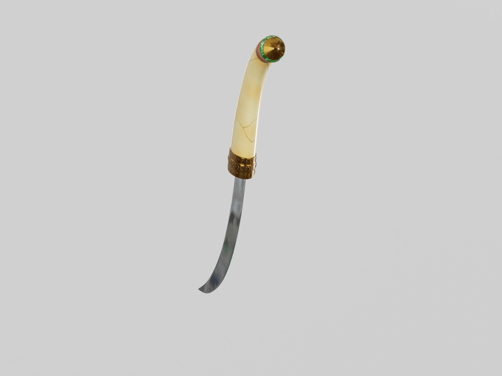 Arabian Dagger 3D model_13