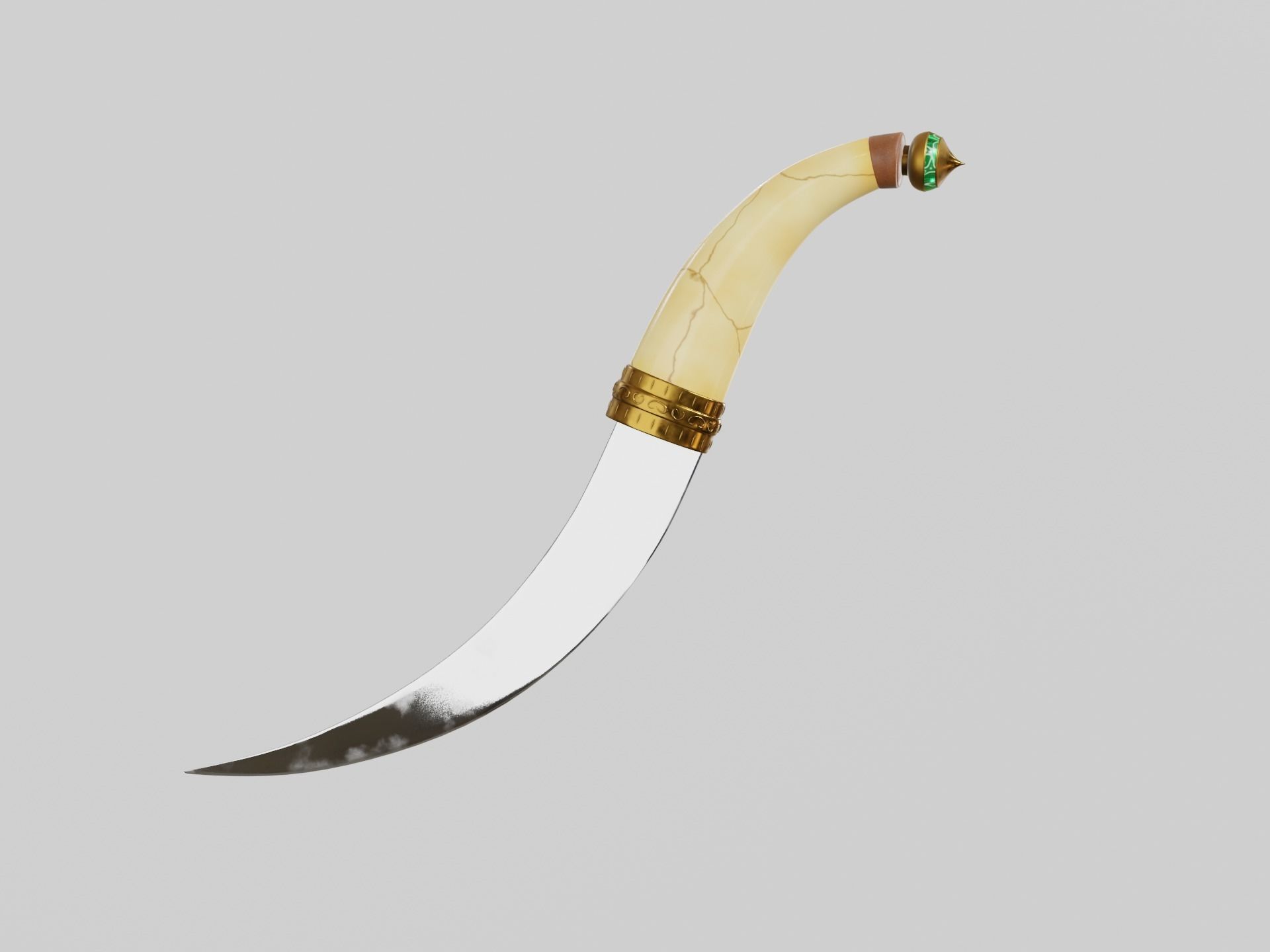 Arabian Dagger 3D model_15