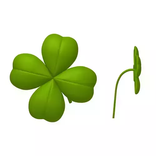 Clover Cartoon 3D model