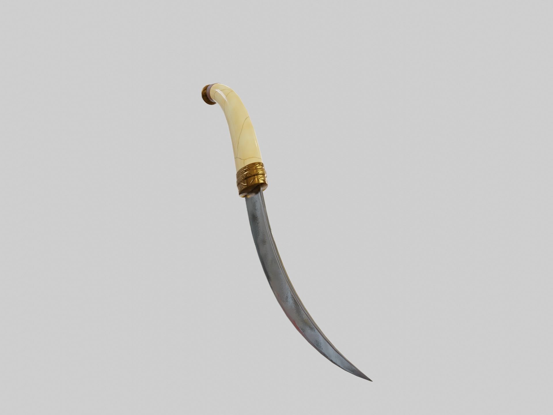 Arabian Dagger LP Low-poly 3D model_19