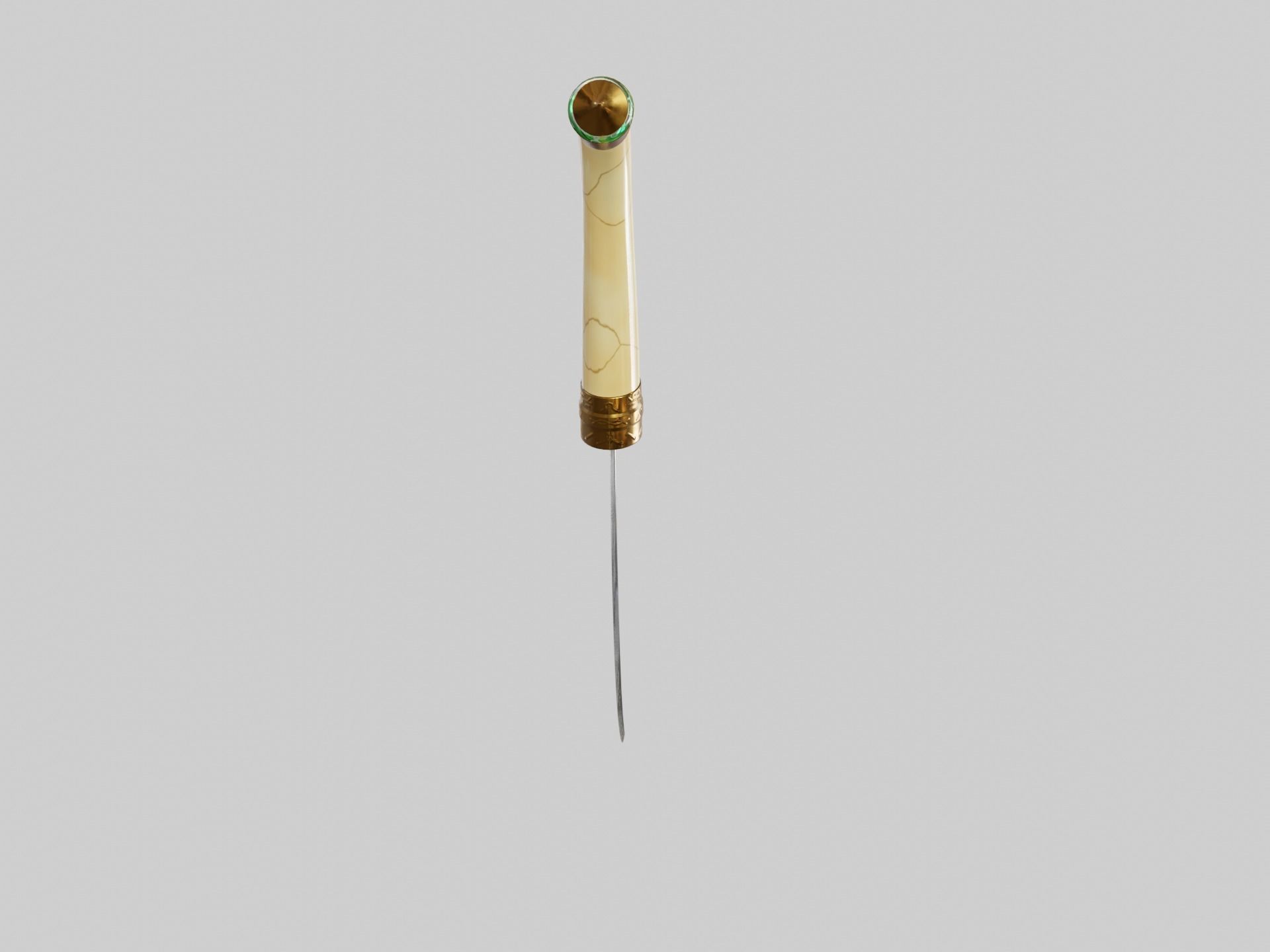 Arabian Dagger LP Low-poly 3D model_12