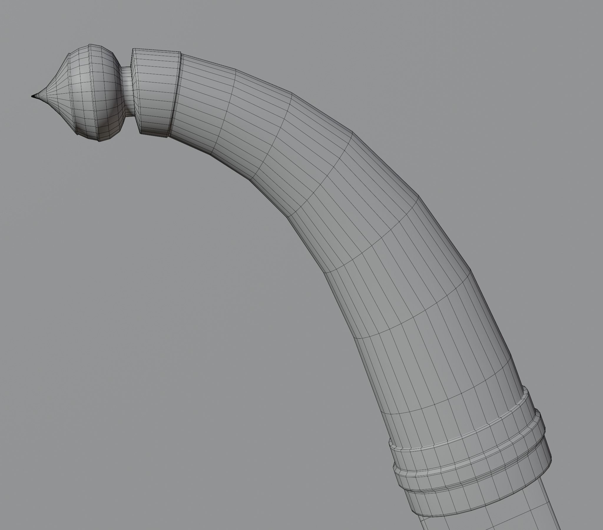 Arabian Dagger LP Low-poly 3D model_8