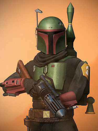 Boba Fett Figure 3D print model