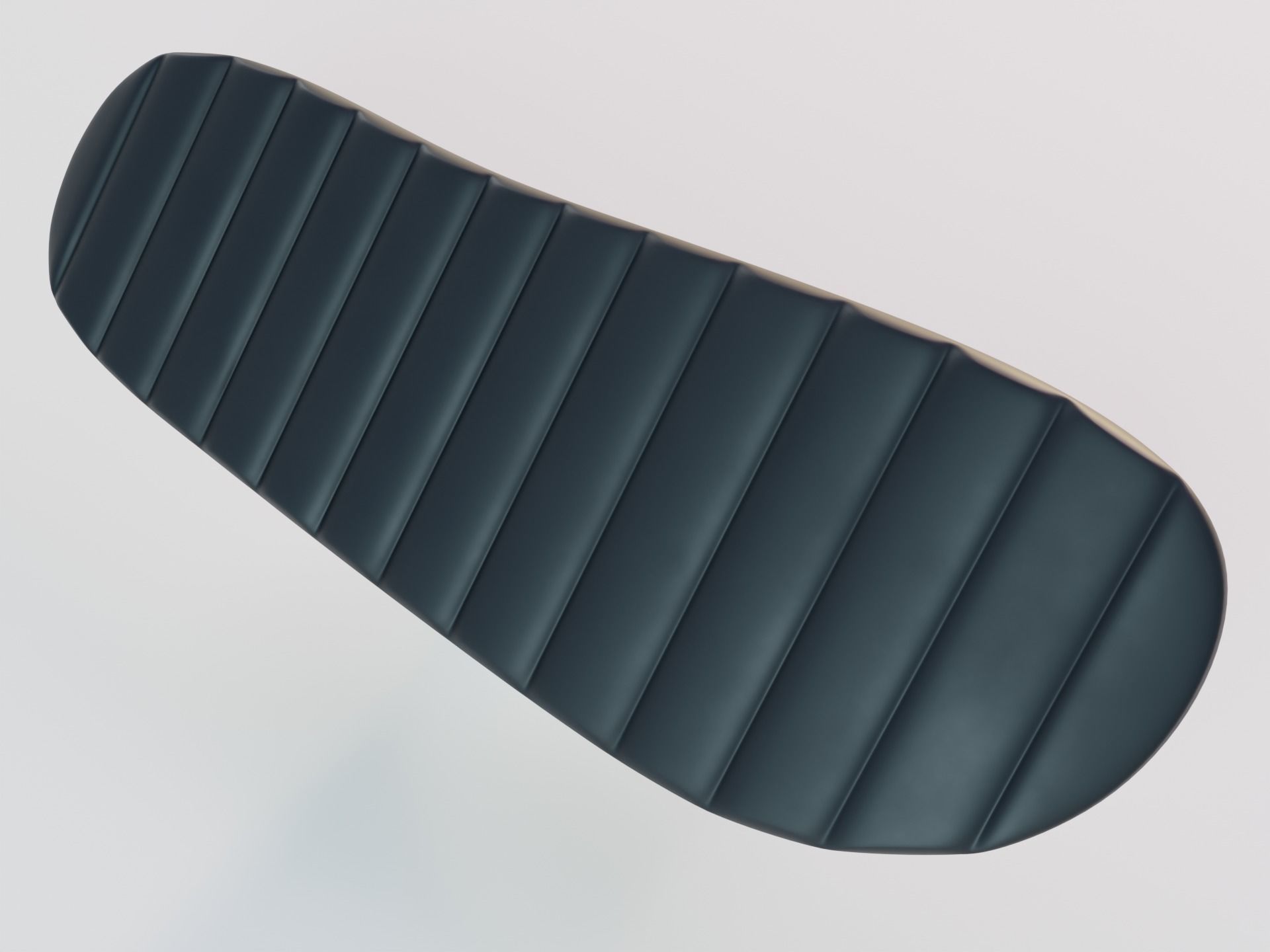 Slippers pair of slide sandals Low-poly 3D model_7