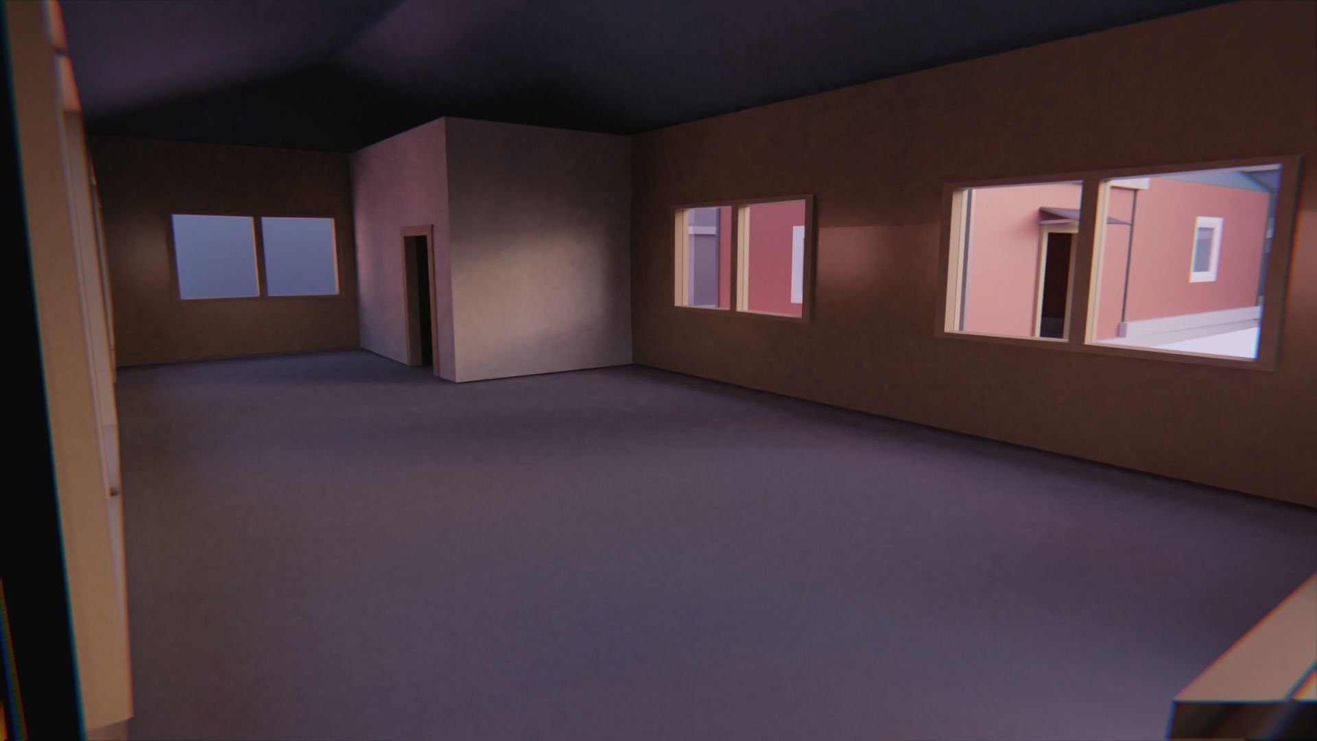 City Buildings - 22 pack - Low Poly Style Low-poly 3D model_2