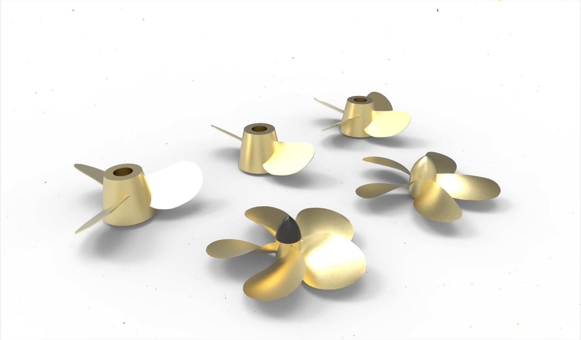 Propeller ship II 3D model_1