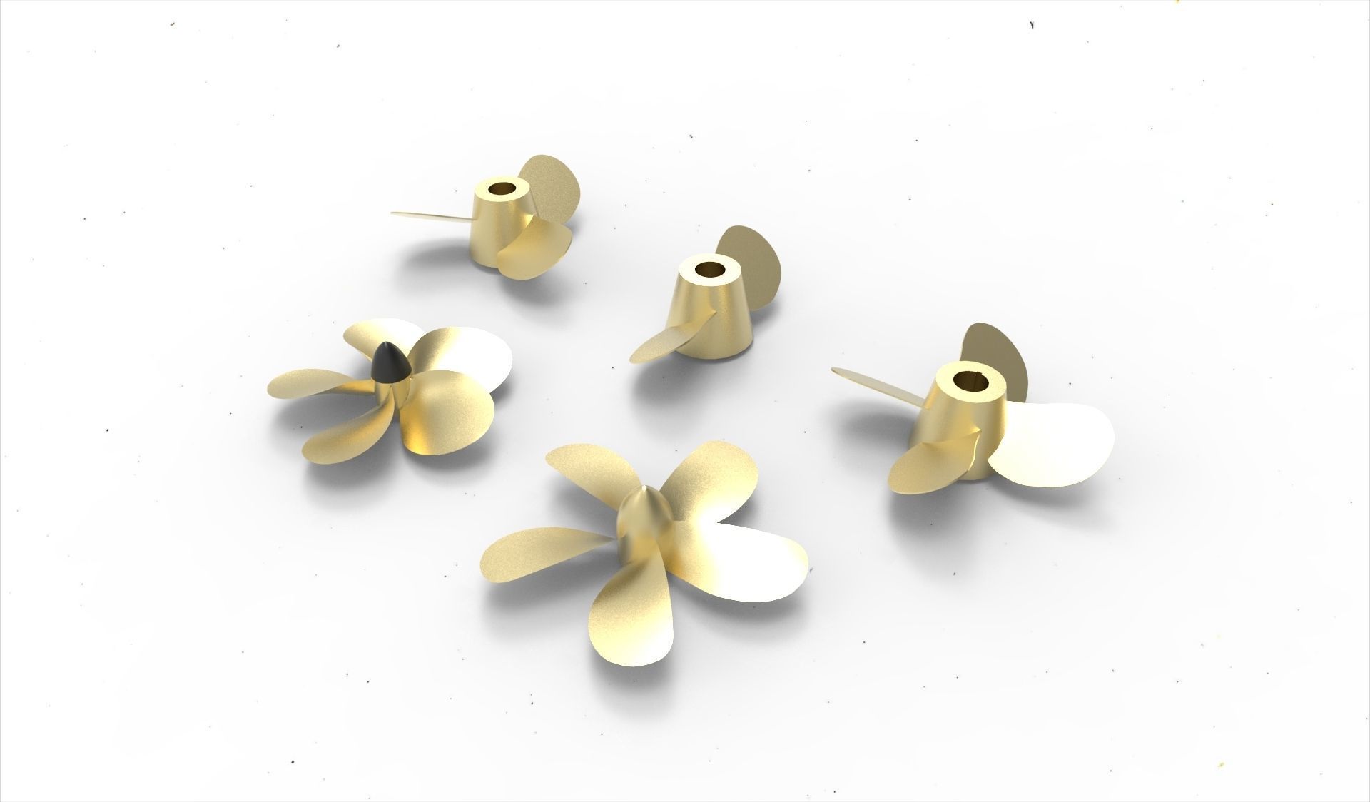 Propeller ship II 3D model_2