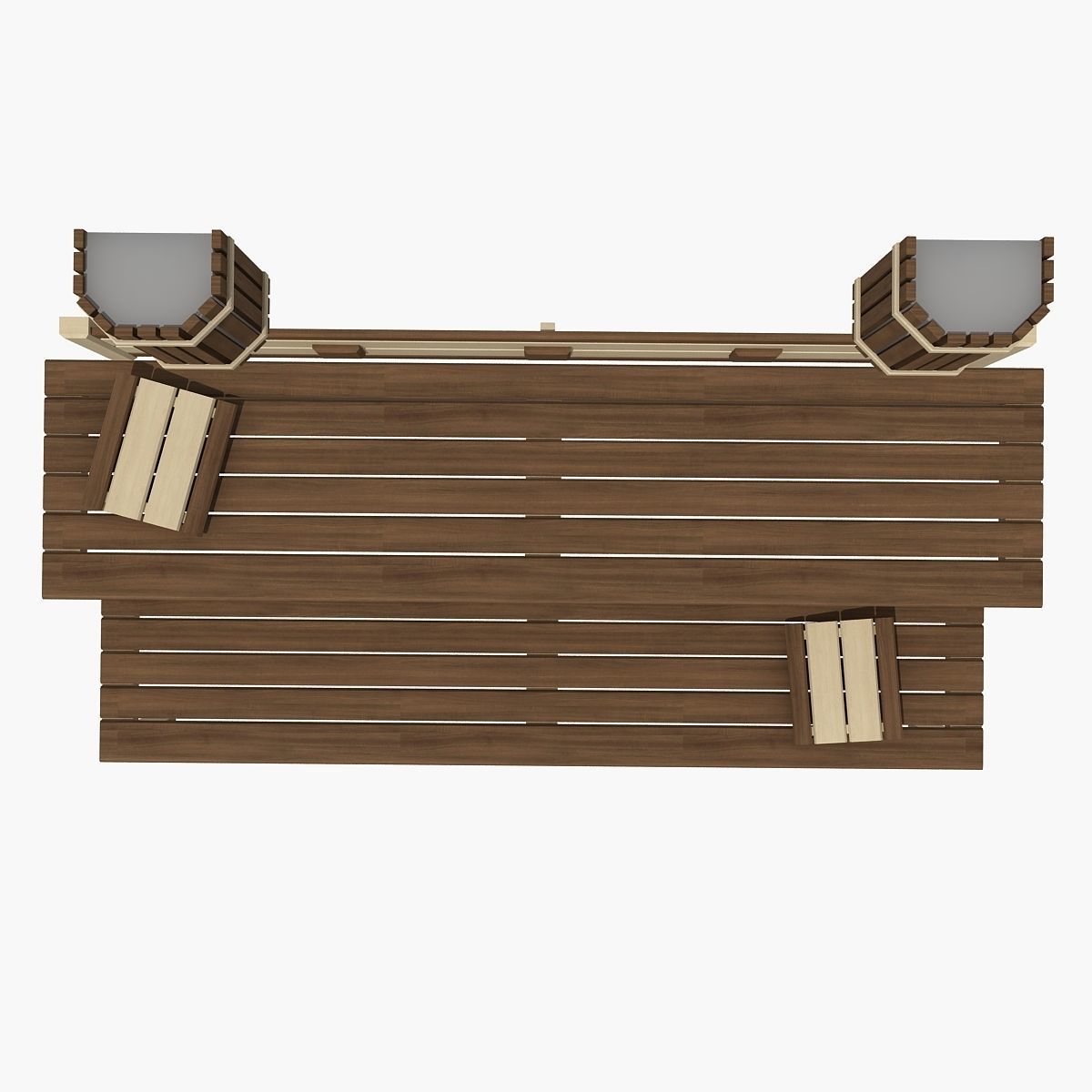 Sauna bench 02 3D model_9