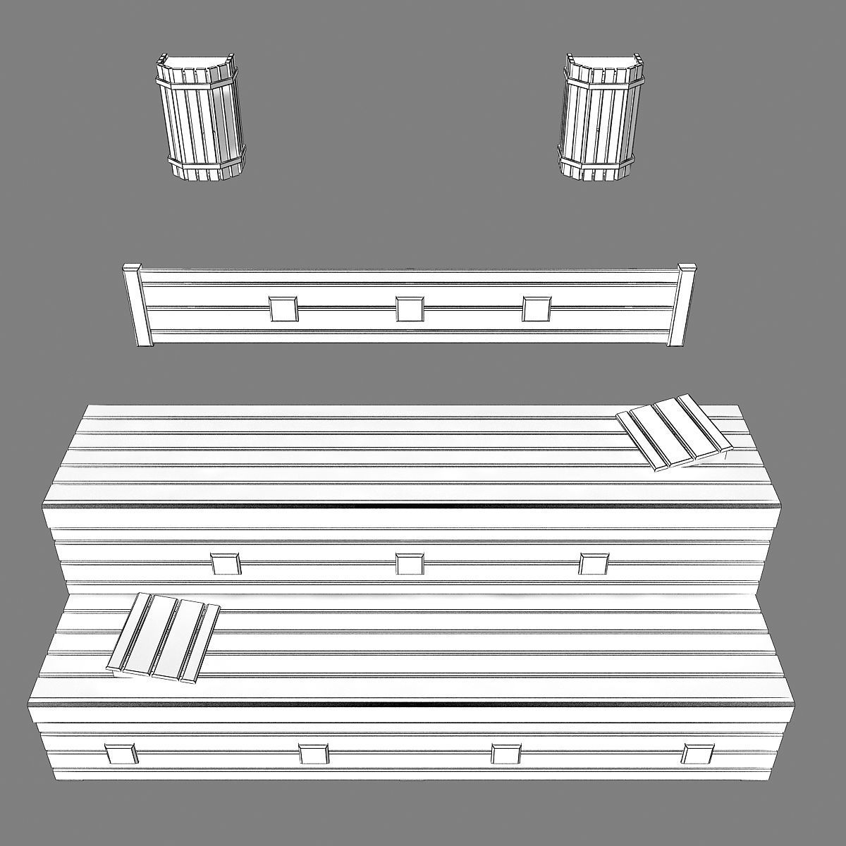 Sauna bench 02 3D model_16