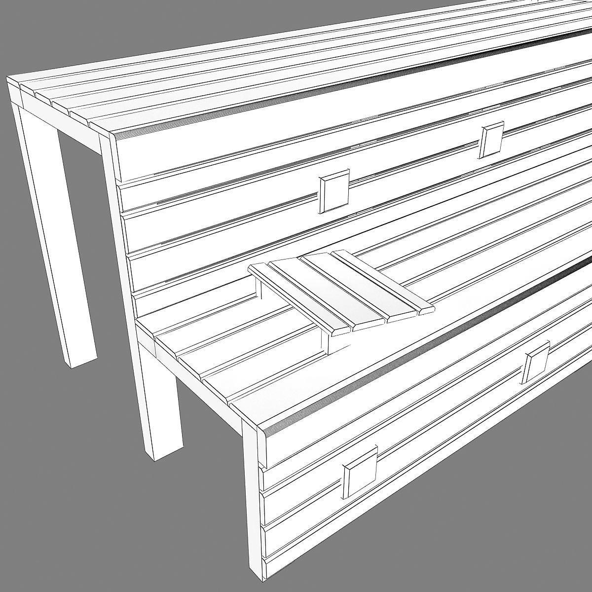 Sauna bench 02 3D model_14