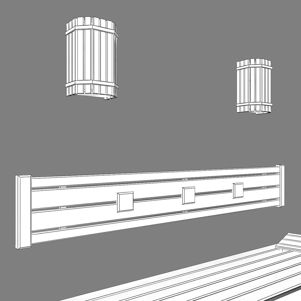 Sauna bench 02 3D model_15