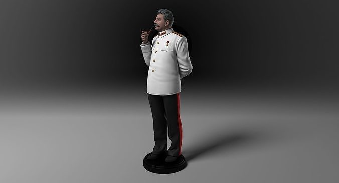 Stalin Figurine 3D print model