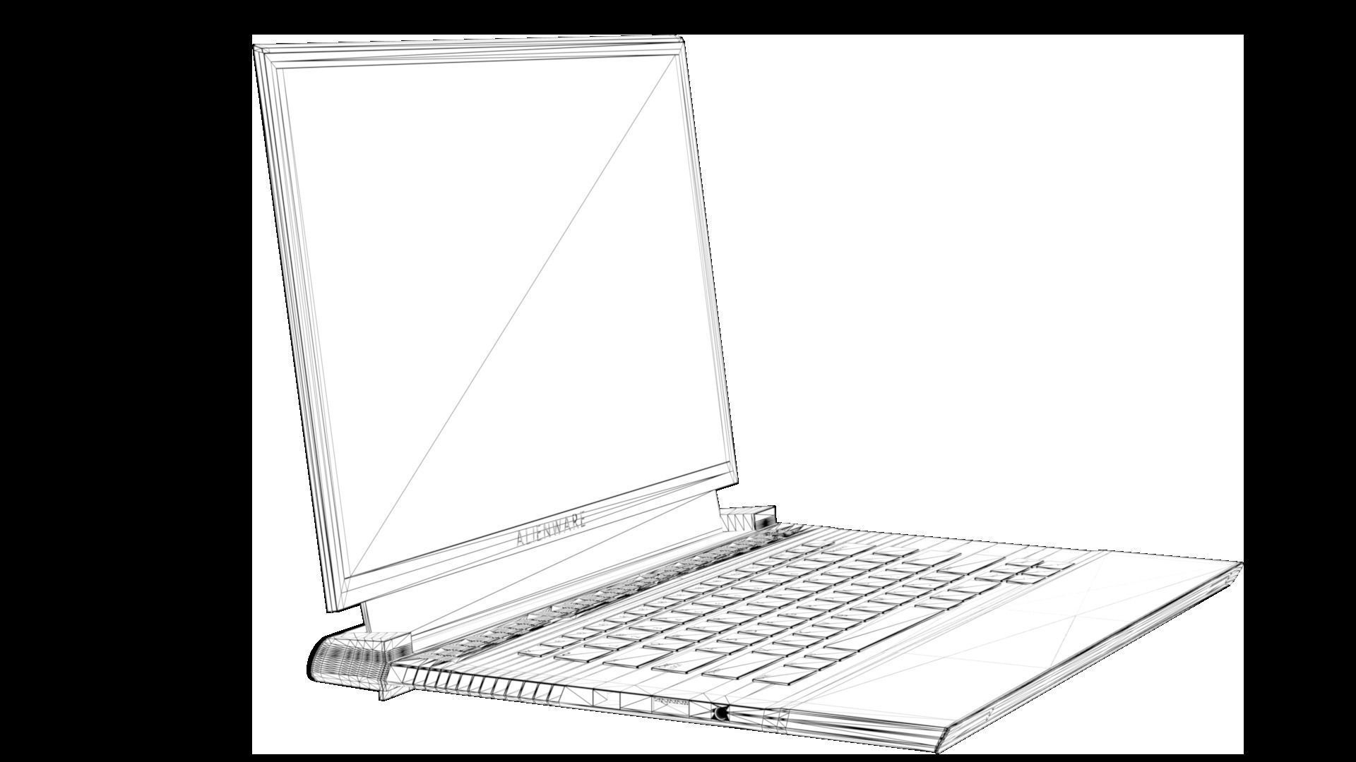 Dell Alienware Laptop 3D model | CGTrader