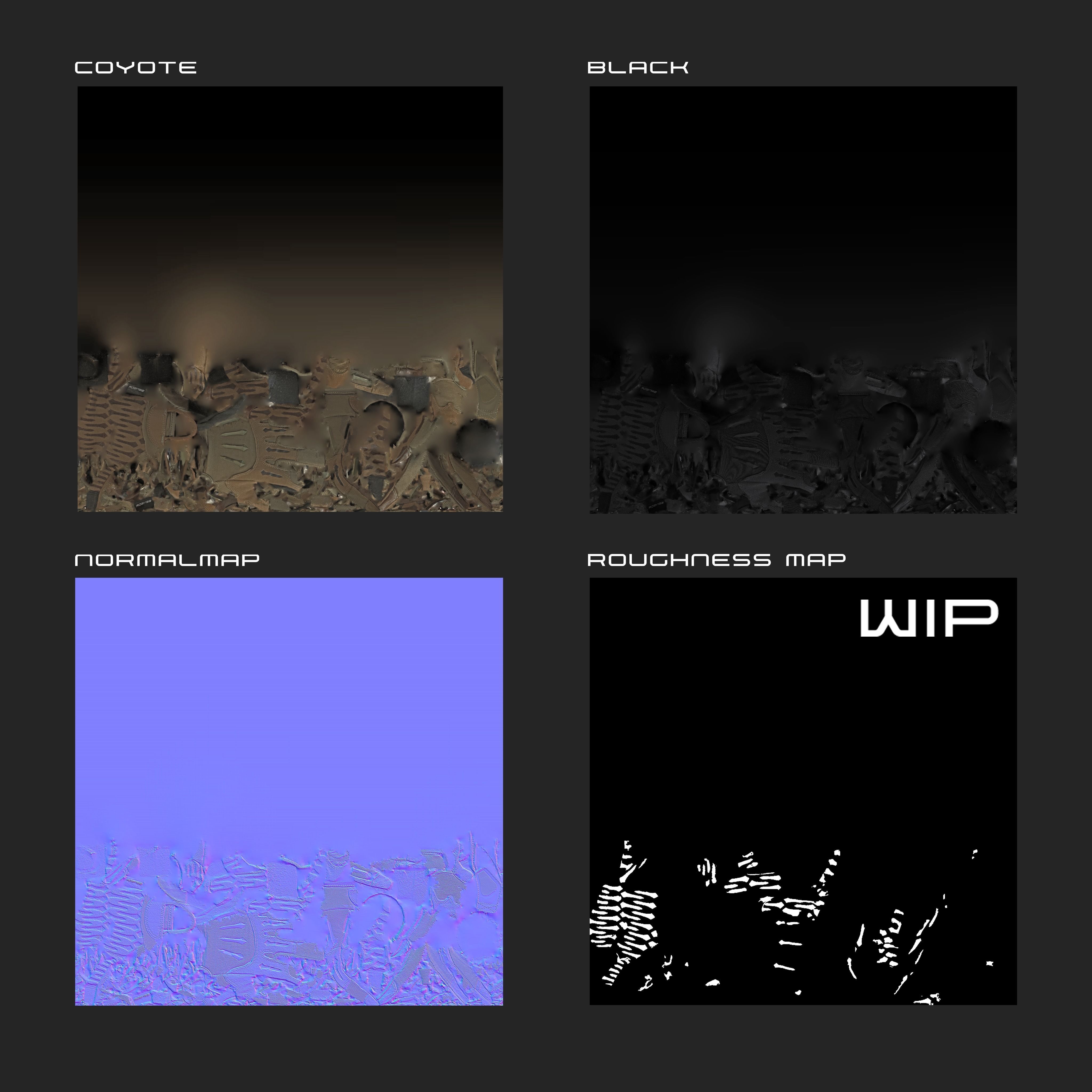 Tactical Sensor Gloves rigged Low-poly 3D model_8