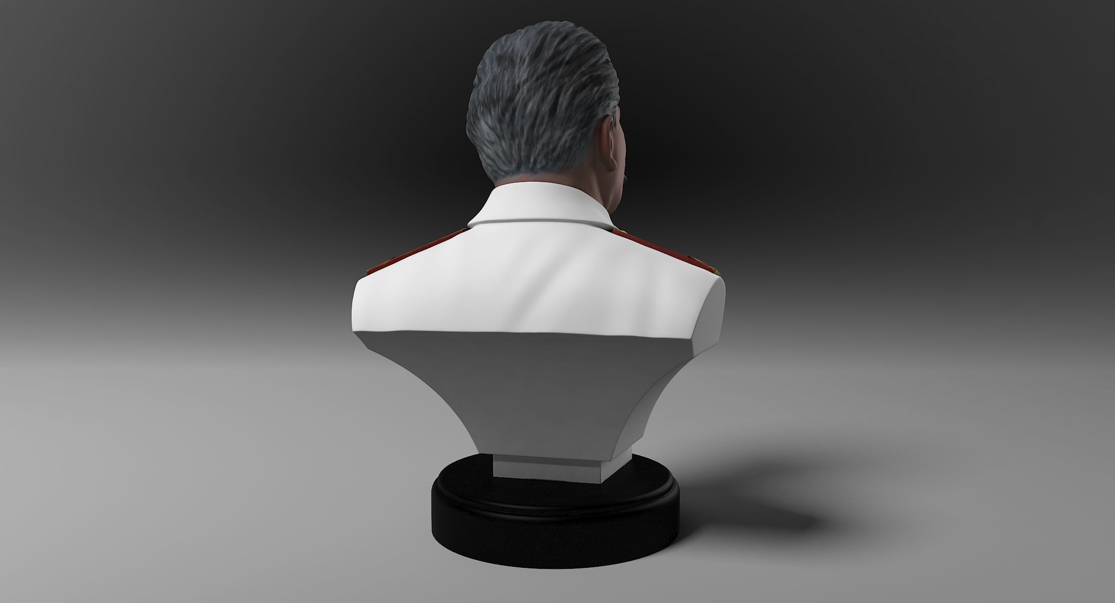Stalin Bust 3D print model_3