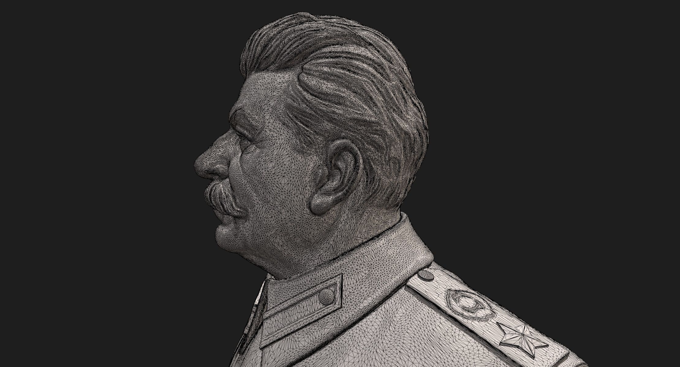 Stalin Bust 3D print model_14