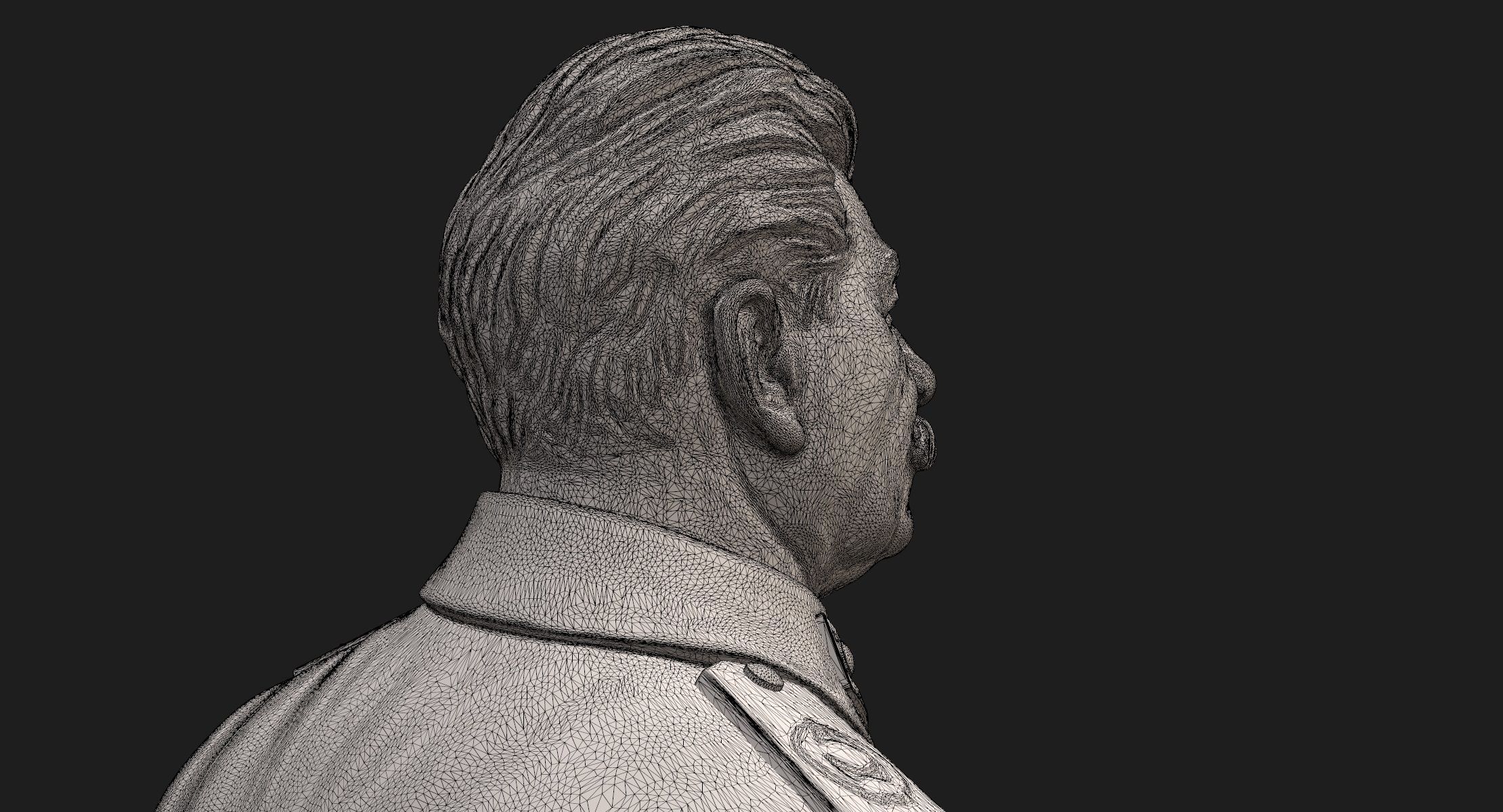 Stalin Bust 3D print model_13