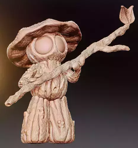 Seedling Sprout 3D print model