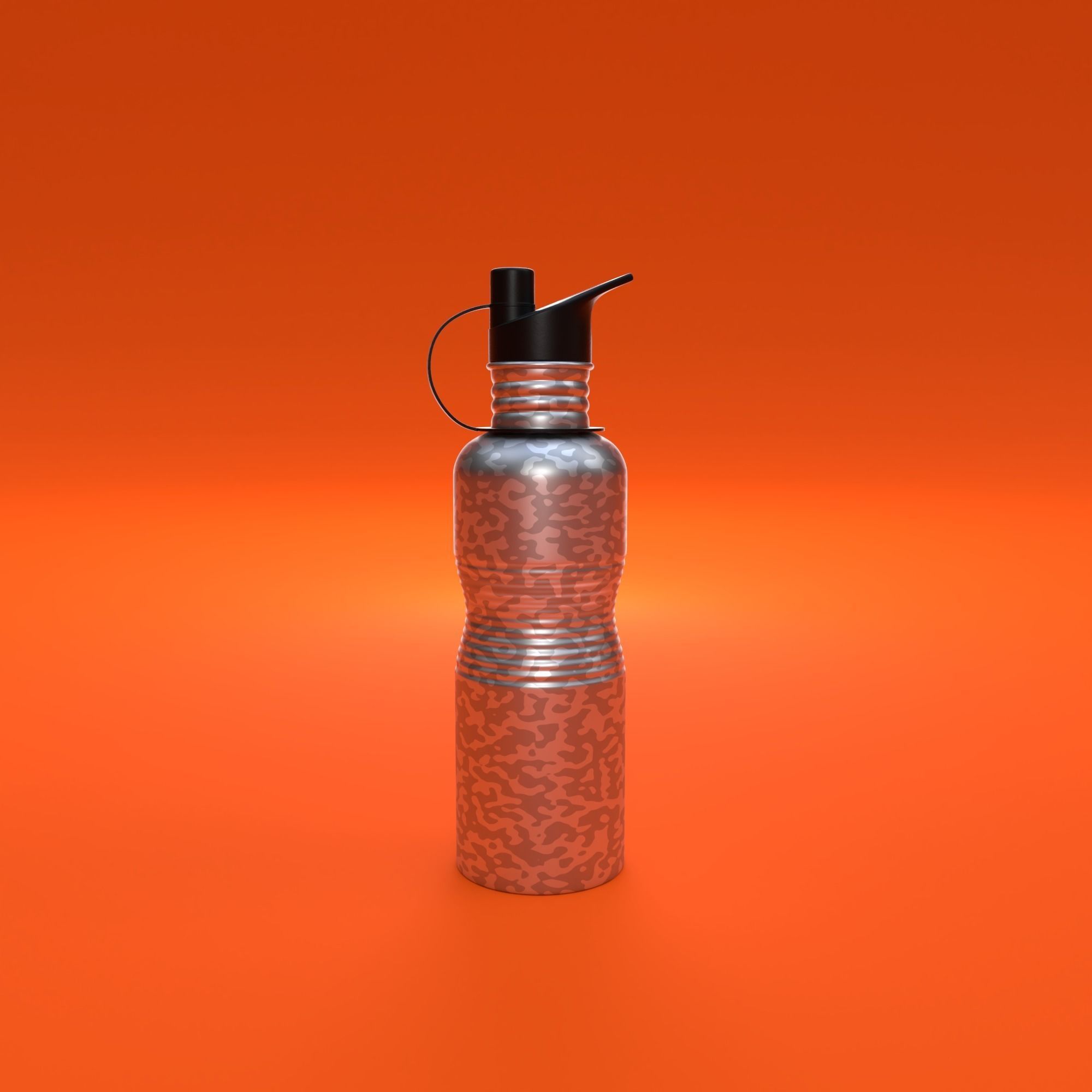 Water Bottle 3D model_3