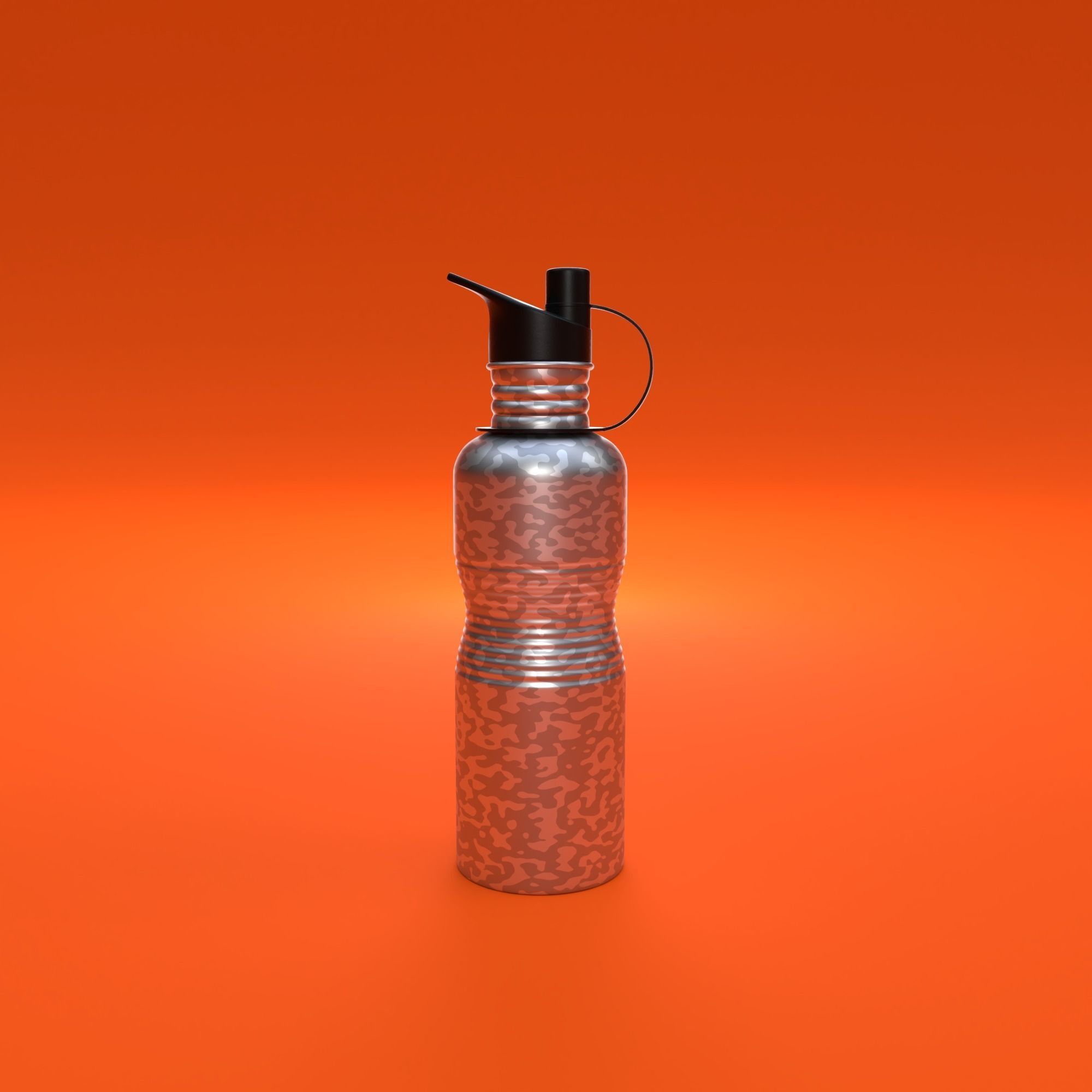 Water Bottle 3D model_2